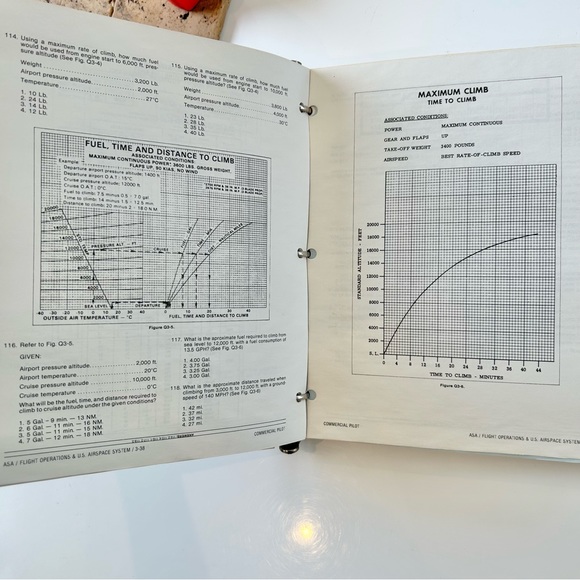 ASA Vintage Commercial Airline Pilot Cassette Course Test Prep Binder Text Tapes - Picture 5 of 10